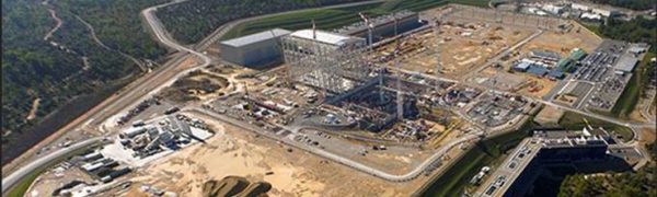 Chantier ITER en construction